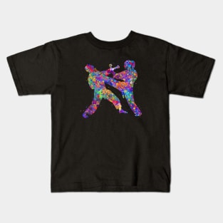 Taekwondo  watercolor art Kids T-Shirt